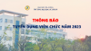 Trường Đại học Sư phạm - ĐHĐN, Thông báo tuyển dụng viên chức năm 2023